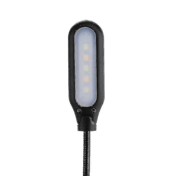 Leselys USB Oppladbart Og Fleksibelt 1w 5 Led Clip, 3 Lysstyrkemoduser