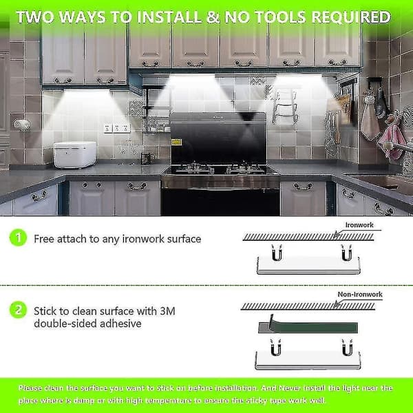 46 Led Lights,motion Sensor,3 Lighting Modes Wireless Usb Rechargeable Closet