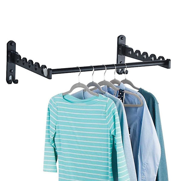 Wall Mounted Clothes Hanger Rack Stainless Steel Wall Mounted