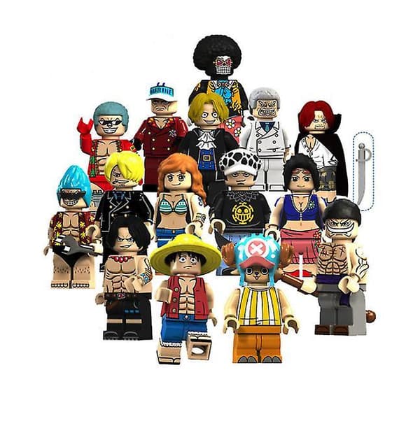 15pcs One Piece Assembled Building Block Mini Toy