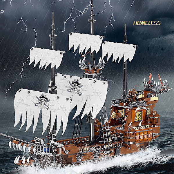 Børnelegetøj Skib Pirat Model Moc Klodser The Eternity Pirates Både Byggeklodser Idéer Serie Båd Klodser Drenge Fødselsdagsgaver ingen Original Æske4