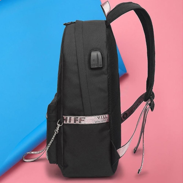 Harry Potter Backpack Usb Charging School Bag Oxford Cloth color-4
