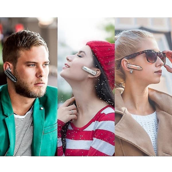 K1 Stemmestyring Ørekrog Trådløs Bluetooth-kompatibel Stereo Øretelefon Håndfri Hovedtelefon C