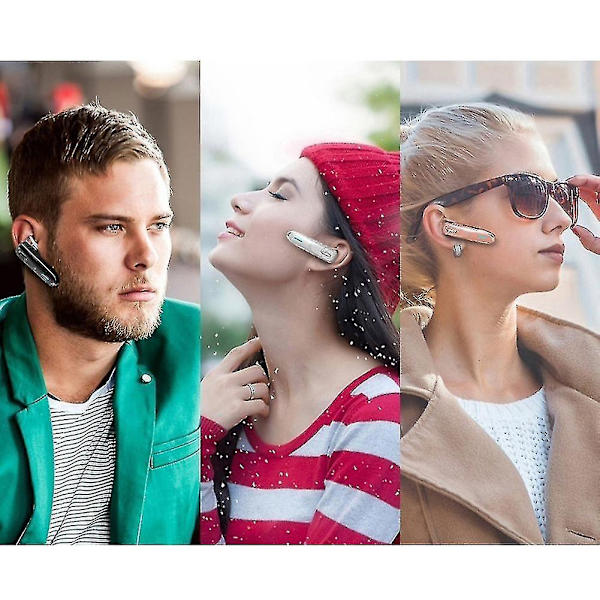 K1 Voice Control Earhook Wireless Bluetooth-compatible Stereo Earphone Handsfree Headphone C