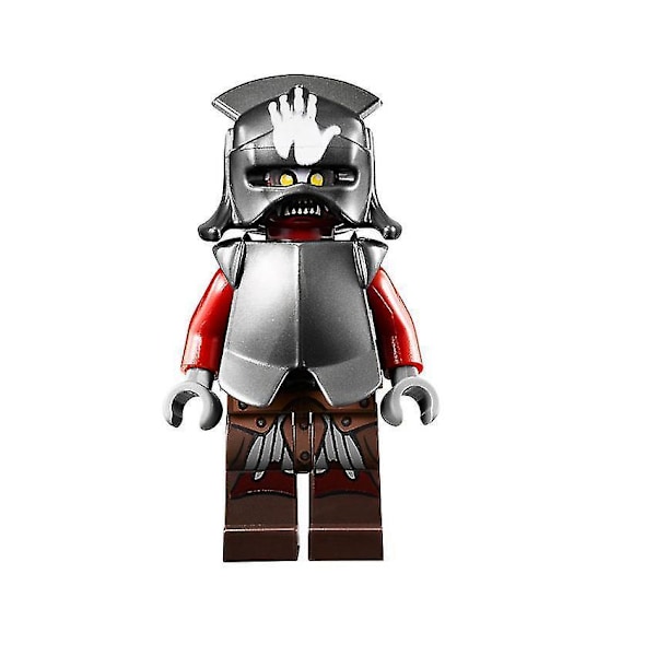 8pcs Hobbit Series Lord Of The Ring Spirit King Strong Orc Assembling Building Block Mini Toy