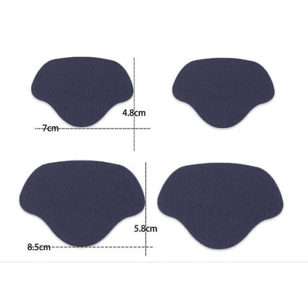 Shoe Heel Repair Patch Self-Adhesive Inside Shoe Patches Shoe Sneaker Hole Repair Patch Invisible Heel Sticker Blue