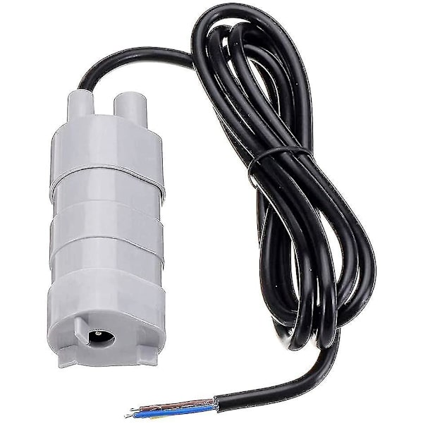 Upotettava pumppu, DC 12V suurivirtauksinen vesipumppu, upotettava pumppu, makeavesipumppu, venepumppu matkailuautoon, lammikkoon, akvaarioon, suihkuun, puutarhaan, 840 l/h