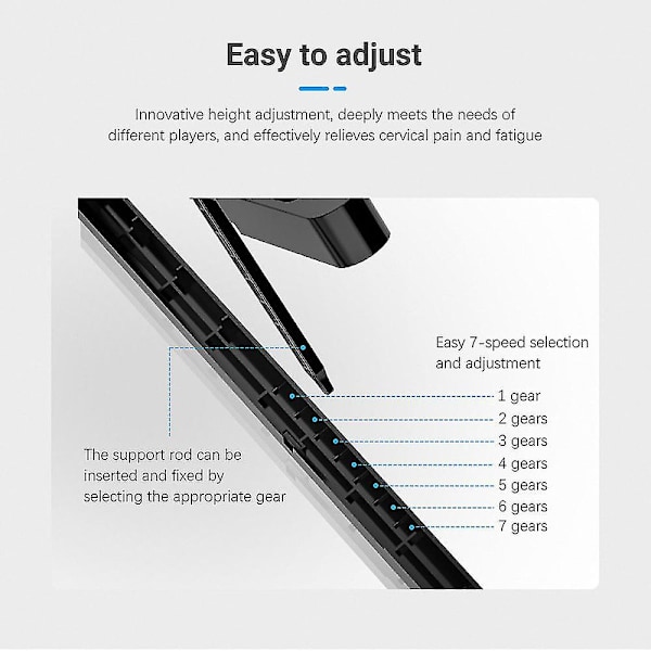 Portable Laptop Stand 4 Cooling Fans Adjustable Foldable Notebook Rack Holder