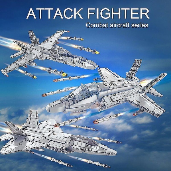 Military Technical Airplane F-22 F-35 Stealth Fighter Building Blocks Model Kits Combat Aircraft Ideas Bricks Toys For Childrenwithout Original Box