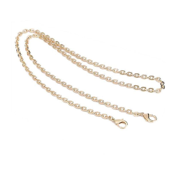 60cm/120cm Käsilaukun Metalliketjut Olkalaukun Hihna DIY Laukun Ketju Irrotettava Vaihtolaukun Ketju Hihna Crossbody-laukulle 1-120