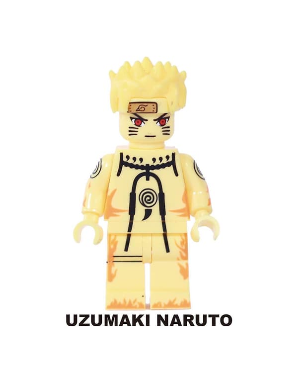 8 stk. Naruto Uzumaki Naruto Samlet Minifigur Børne Byggeklods Legetøj