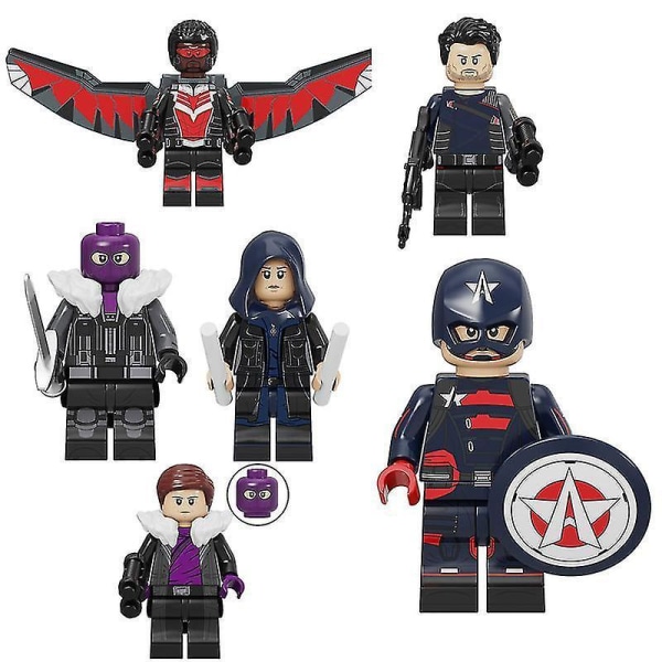 6pc X-men Building Block Minifigure Children's Toys