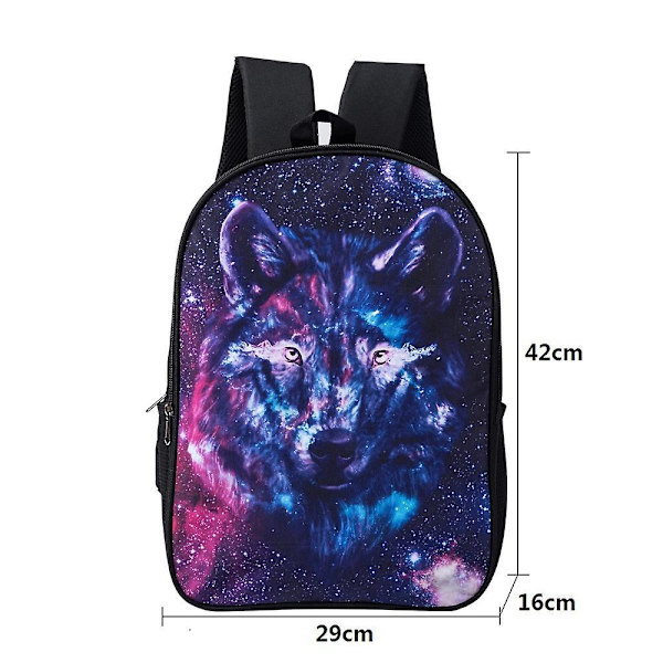 Dinosaur Children's Double-layer Schoolbag Printing Backpack 16 Inch Style 6