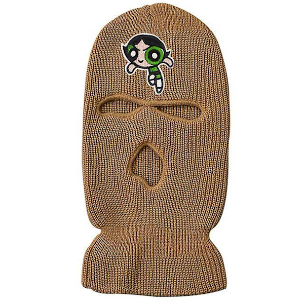 Neon Maski Talvisuoja 10 Väriä Halloween Hattu Juhliin Moottoripyöräilyyn Pyöräilyyn Hiihtoon Brown-A