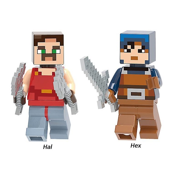 8 stk. Figursæt Actionfigur Minifigurer Børnelegetøj Fødselsdagsfestgaver Samling Og Display Legetøj Til Voksne Og Børn Drenge Pige
