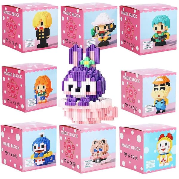 Toy Building Blocks Stall Small Particles High Difficulty Puzzle Assembled Toys-style 40