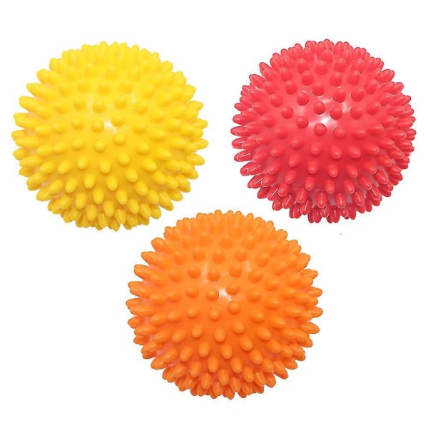 Massage Ball Foot Massager Spiky Roller For Deep Tissue Trigger Point Plantar Fasciitis Reflexology Stress Therapy Myofascial Release