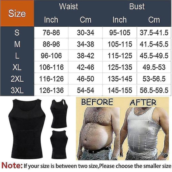 Men Gynecomastia Compression Shirt Waist Trainer Slimming Underwear Body Shaper Belly Control Slim Undershirt Posture Fitness White XXXL