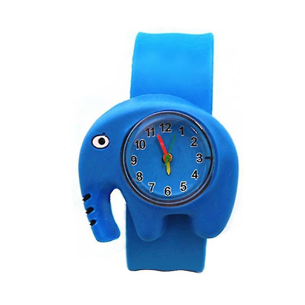 Barneklokker Tegneserie Armbåndsur Indikerende Kvarts Elektronisk Armbånd Elephant
