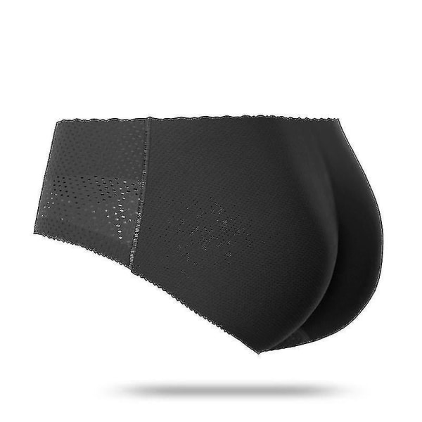 Naisten pehmustetut push-up-alushousut, pakarat kohottava muotoilija, keinotekoinen takapuoli Low waist 139black M