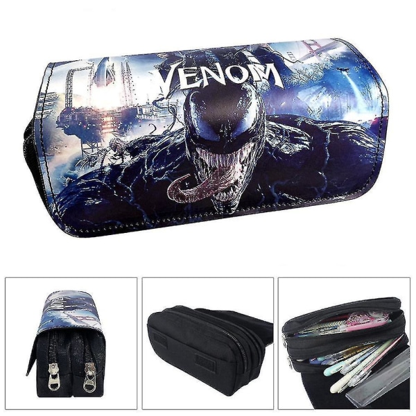 Venom Children's Double Pencil Case Large Capacity