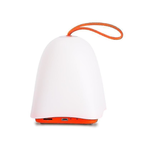 Led Night Light Smart Speaker Portable Wireless Bluetooth Touch Control Speaker Orange