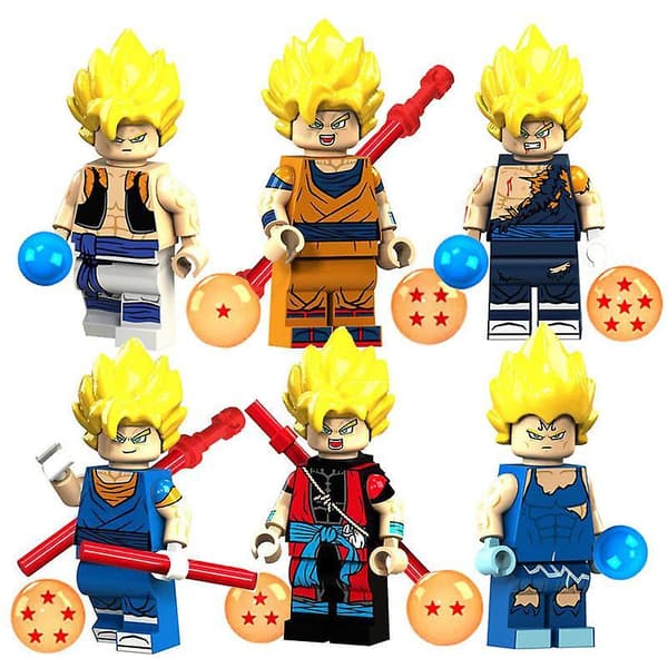 Dragon Ball Monteringskloss Minifigur Leker