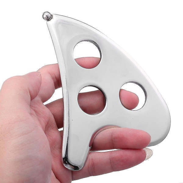 Guasha Massager i rustfrit stål, manuel Gua Sha skrabebord værktøj