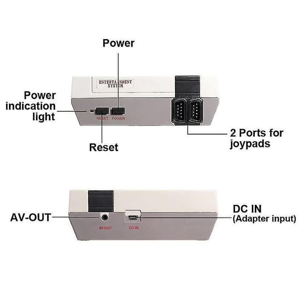Built-in 620 Retro Mini Nes Tv Video Game Console Classic Games