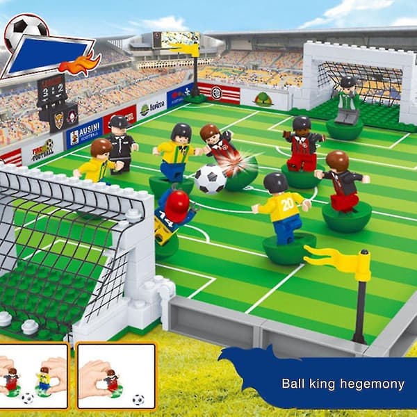 Modelbyggesæt Byfodbold 3D-klodser Pædagogisk modellegetøj til børn