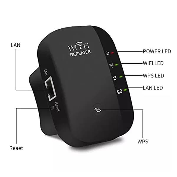 Wifi Extender Repeater Signal Booster Wireless Internet Long Range Amplifier UK Plug