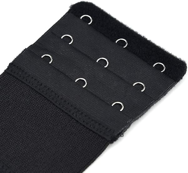 9 stk. BH-forlenger 2 kroker 3 kroker 4 kroker Nylon Elastisk BH-bånd Forlengelsesstropp