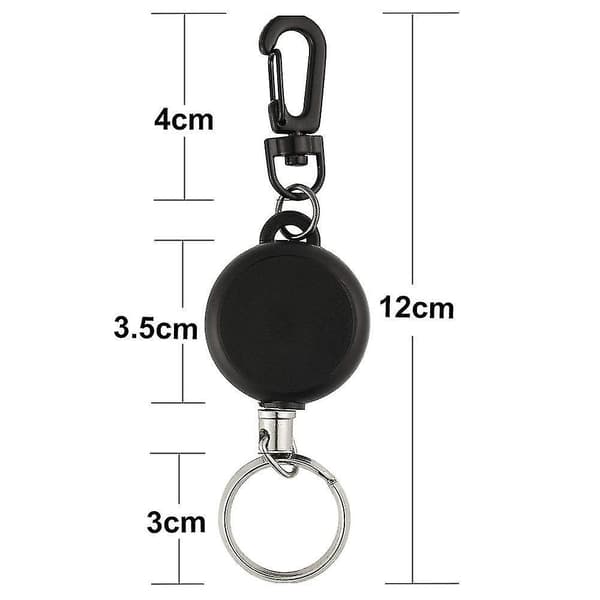 Retractable Key Chain Badge Holder