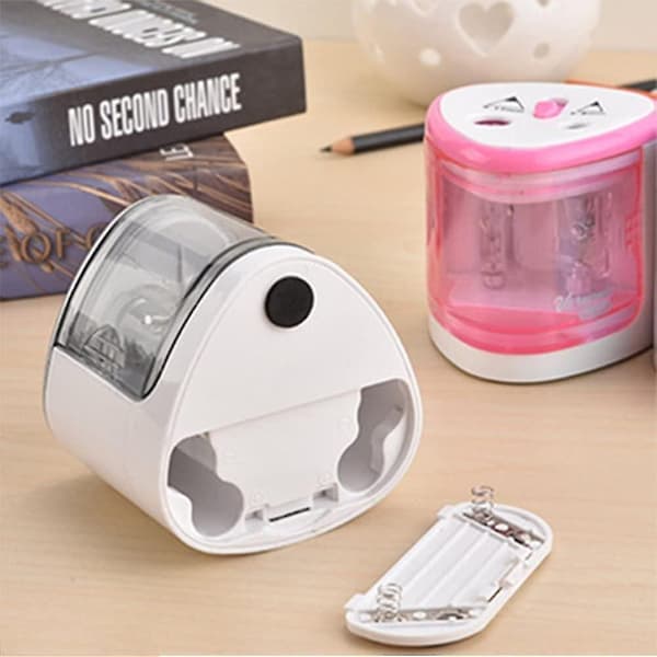 Pencil Sharpener Electric Pencil Sharpener With Dual Sharpener For Home Or Office Use pink