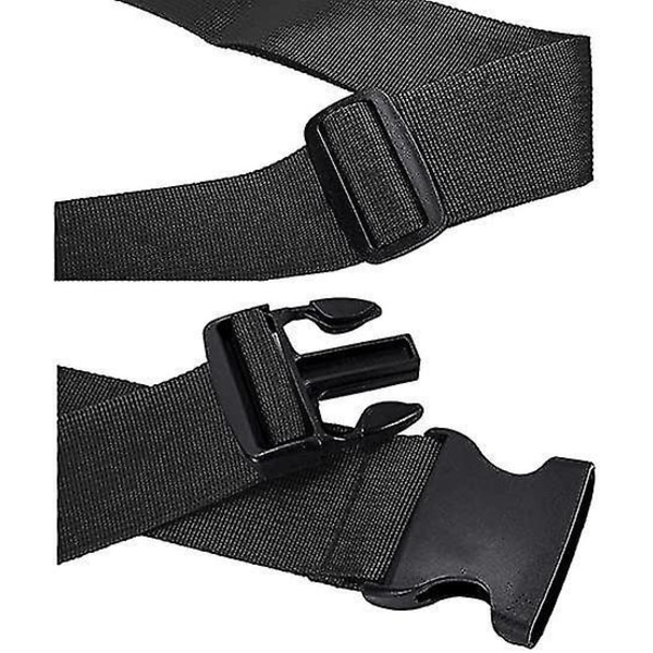 4 Pack Luggage Straps For Suitcases Strap Travel Belts Accessories Black