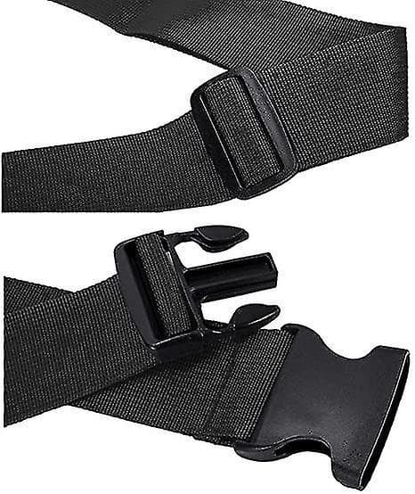 4 Pakke Bagasjestropper For Kofferter Stropp Reisebelter Tilbehør Black