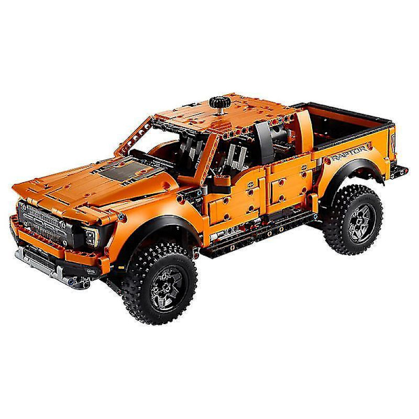 Højteknologisk Ford Raptors F-150 Pickup Truck Racerbil Moc 42126 Byggeklods Klodser Pædagogisk Legetøj Til Børn Julegaver Uden Æske Uden Original Æske