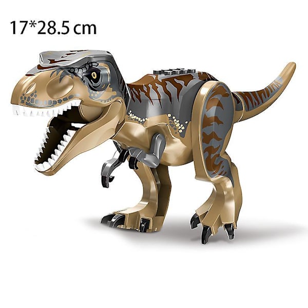 Jurassic Dinosaur World Series Byggeklodser Triceratops Store Figurer|klodser Gray tyrannosaurus rex