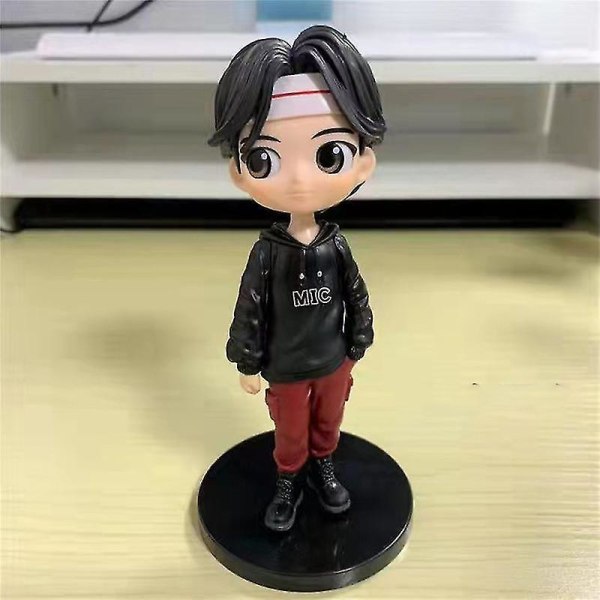 Anime Bts Series Figure Adorable Pvc Model Collection Action Figure Toys For SUGA