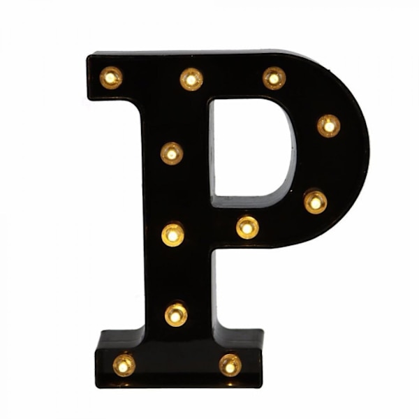 Led  Letter Lights New Design Light Up Black Letters For Events Wedding Party Birthday Home Bar Diy Decoration B091-361 P