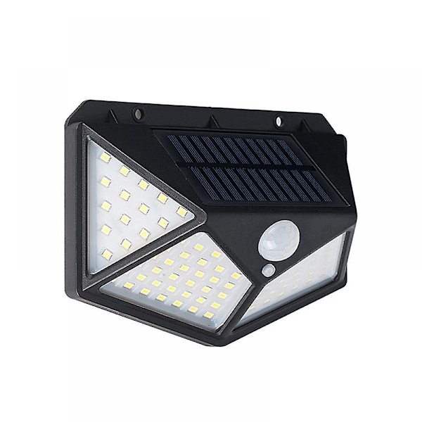 Outdoor Solar Light, Wireless Ip65 Waterproof Wall Light, 100 Led/3 Modes, 270 Lighting Angle Motion Sensor Security Light Yst-a825