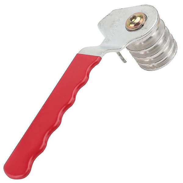 1pc Practical Pipe Bender Durable Handheld Tube Elbow Bending Tool Red Silver