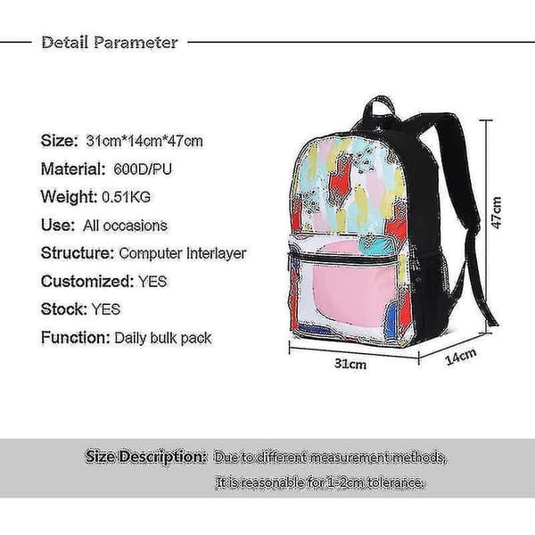 3pcs 3d Print Super Sonic Backpack Shoulder Bags Pencil Case Sonic 16