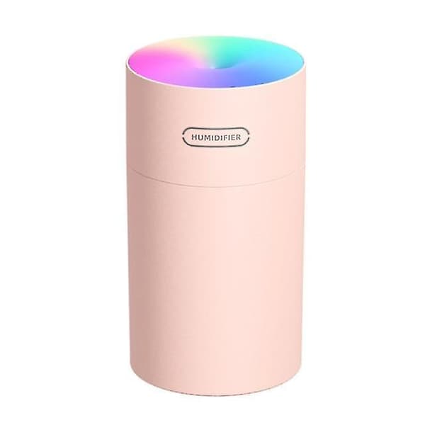 Bærbar 300 ml luftfugter USB ultralyd Dazzle Cup aroma diffuser Cool Mist Maker luftrenser Pink B