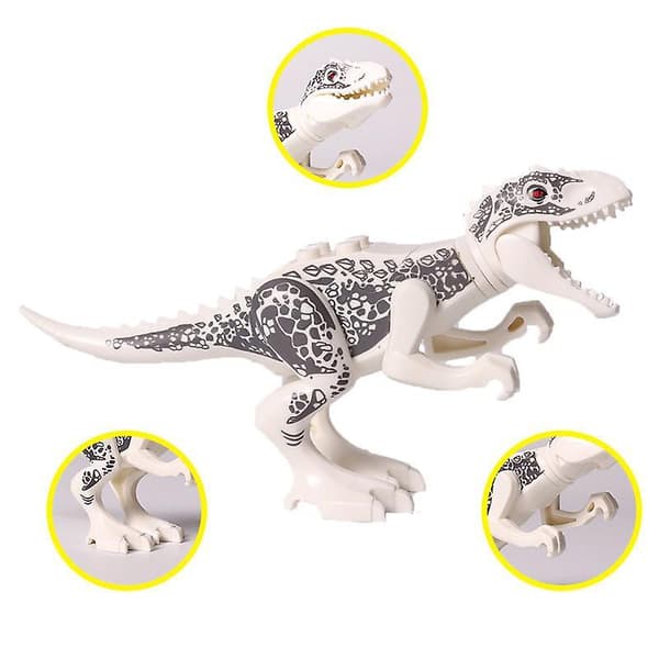 8pcs World Dinosaurs Building Bricks Blocks Figures