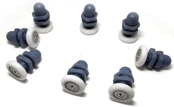 10 stk. Dusjdør Ruller/hjul/trinser/føringer 20 mm Diameter
