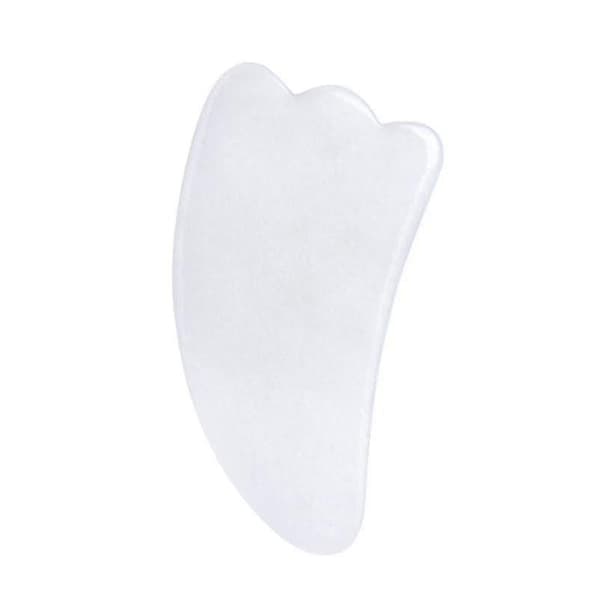 Style 2 Hvid 2 I 1 Ansigtsmassage Roller Guasha Board Kit Dobbelt ...