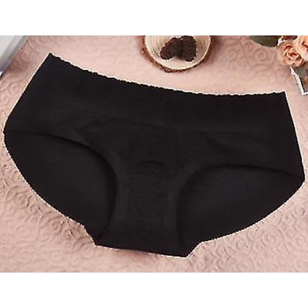 Women Shaper  Butt Lifter Panty  Fake Ass Body  Shaping Panties Breathable 138 Glossy Black S