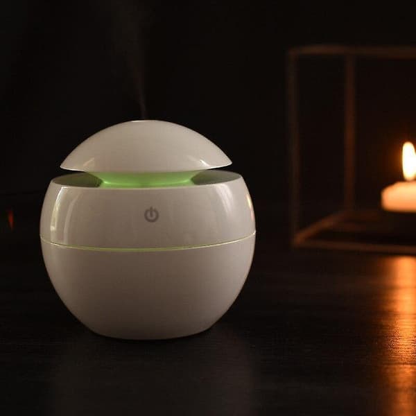 Variabel Aromaterapi Eterisk Olje Diffuser Mini USB Luftfukter Bærbar Ultralyd