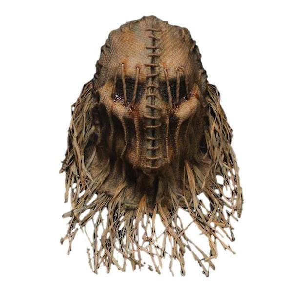 Halloween-variksenpelätinmaski, elävä maski, päähine, hauskat rekvisiitta, kauhu naamiaiset, variksenpelätinmaski, cosplay-juhlatarvikkeet, Stitch-maski B